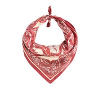 La DoubleJ - Carré en soie - Femme - Accessoires - Rouge - Taille: ONE Size