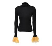 La DoubleJ - Pull en Cachemire et Soie Noir Aw23 - Femme - Pulls - Noir - Taille: 40 FR
