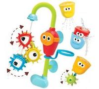 Jouet de bain Yookidoo Spin 'N' Sort Spout Pro - Engrenages tournants et gobelets empilables - STEM - Vert vert TU