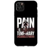 La Douleur est temporaire Cyclocross Forever Bike Vélo de Cyclocross Coque pour iPhone 11 Pro Max