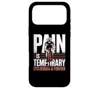 La Douleur est temporaire Cyclocross Forever Bike Vélo de Cyclocross Coque pour iPhone 17 Pro Max