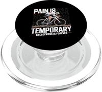 La Douleur est temporaire Cyclocross Forever Bike Vélo de Cyclocross PopSockets PopGrip pour MagSafe