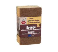 La droguerie écologique 4231 - Lot de 2 éponges pour casseroles Toutes Surfaces + Surfaces délicates