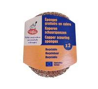 la droguerie écologique - Lot de 2 éponges grattoir en cuivre 20 g