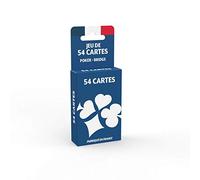 LA DUCALE Jeu de 54 Cartes - Jeu de Poker, Président, Palmito, 8 Américain Multicolore