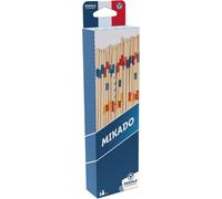 La Ducale - Jeu De Mikado Classique En Bois - Set De 41 Baguettes En Bambou - Jeu D'adresse Simple Et Familial - Format Voyage À Emporter Partout