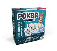 LA DUCALE - Poker Junior - Apprendre à Jouer au Poker - Jeu de Cartes Enfant et Famille - 2 à 6 Joueurs - Dès 6 Ans - Fabriqué en France