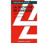 La Duchesse De Langeais - Honoré De Balzac
