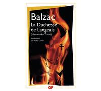 Honoré de Balzac – La Duchesse de Langeais – Histoire des Treize – Poche