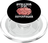 La Dyslexie Est Mon Super Pouvoir Dyslexique Dyslexie PopSockets PopGrip pour MagSafe
