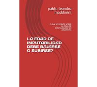 LA EDAD DE IMPUTABILIDAD DEBE BAJARSE O SUBIRSE?: EL FALSO DEBATE SOBRE LA EDAD DE IMPUTABILIDAD EN ARGENTINA