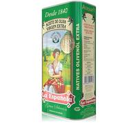 LA ESPAÑOLA Huile D’olive Extra Vierge, Première Pression À Froid, Saveur Fruitee Équilibrée, Bidon Décorée 5L
