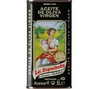 LA ESPAÑOLA Huile D’olive Vierge Aroma Andaluz, Saveur Intense Traditionnelle, Bidon Décorée 5L, Origine Andalousie, Cuisine Méditerranéenne