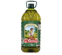 LA ESPAÑOLA Huile d'Olive Vierge Extra Pressée à Froid, Saveur Fruité Équilibrée, Carafe 5L, Riche en Antioxydants, Origine Andalousie, Idéal pour Salades et Cuisine Douce