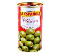 La Española Olives Vertes Farcies à l'Anchois, Lot de 6 Boîtes, 150g Poids Égoutté par Unité, Cuisine Européenne