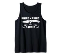 La Fabrication de Couteaux Humour is My Cardio Bladesmith Workshop Joke Débardeur