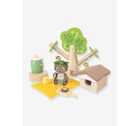 Hape Jouet Poupée – Coffret Pique-Nique des Abeilles, poupée en bois, 14 pièces, matériaux durables