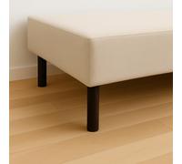 La Fabrique de Pieds AM20170033 Jeu de 4 Pieds de Lit Cylindres Bois Teinte Wengé 17 x 7 x 7 cm