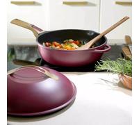 La Fabuleuse Poêle Sauteuse Casserole Cocotte Cookut 28 cm - Rouge Rubis