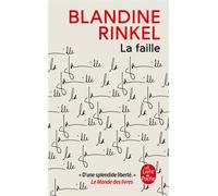 La Faille - Blandine Rinkel - Lgf - Poche - Roman