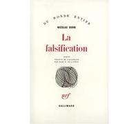 La falsification Nicolas Born (Auteur), Marc de Launay (Traduction)