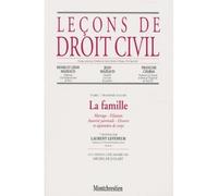 La famille - 7ème édition - mariage filiation autorité parentale divorce et séparation de corps Leçons de droit civil Tome 3 - L. Leveneur - Montchrestien - Livre