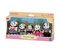 Sylvanian Families – Coffret 40e anniversaire 5862 – Famille Dalmatien – 5 personnages – Bleu