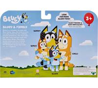 Moose Toys – Coffret de 4 figurines Famille de Bluey