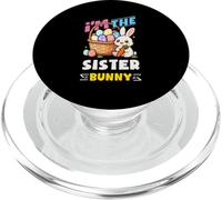 La Famille de Chasse aux œufs I'm The Sister Bunny Correspond à Pâques PopSockets PopGrip pour MagSafe
