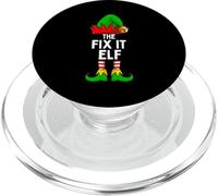 La Famille de Noël Amusante Fix It Elf PopSockets PopGrip pour MagSafe