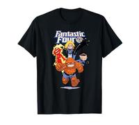 La famille de super-héros Marvel Kawaii Fantastic Four T-Shirt