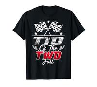 La Famille de Voitures de Course TIO of The Two Fast Second Birthday T-Shirt
