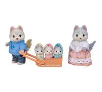 Sylvanian Families – Set de 5 figurines La famille Husky – Jouet 3 ans+ (5636)