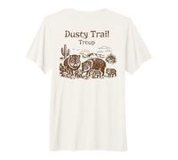 La Famille Javelina Dusty Trail Troup s'amuse à Faire des randonnées dans Le sud-Ouest T-Shirt Haut de Gamme