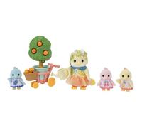 Sylvanian Families – Set de 4 figurines articulées La Famille Oiseau Citrus – Dès 3 ans (5860)