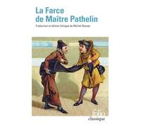 La Farce de Maître Pathelin Edition bilingue - Anonyme - Gallimard - Poche - Roman