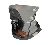 La Faucheuse Jouant du Violon Crâne Sombre Homme Femme Cache Cou Douce Tour De Cou Léger Snood pour Voyage Sport Moto