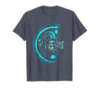 La Faucheuse Pastel Goth T-Shirt, Homme, Bleu Chiné, S