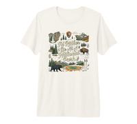 La Faune en Plein air Que Je préfère être dans Un Parc National T-Shirt Haut de Gamme