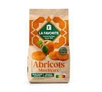 La Favorite - Abricots Moelleux 500 g - Fruits Séchés Sans Sucres Ajoutés - Texture Fondante & Saveur Douce - Pour Goûter, Petit-Déjeuner, Cuisine, Pâtisserie - Encas Sain et Énergétique