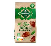La Favorite - Dattes Deglet Nour Bio 350 g - Fruits Séchés Sans Sucres Ajoutés - Douces, Moelleuses & Naturelles - Encas Énergétique pour Cuisine, Pâtisserie, Sport & Petit-Déjeuner