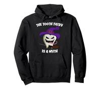 La fée des Dents est Un Mythe Dentiste Monstre dent Halloween Sweat à Capuche