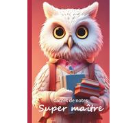 La fée Morgane - Carnet de notes Super maître: Format 15,24 X 22,86 cm - 120 pages lignées + répertoire + pense-bête