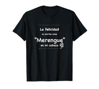 La felicidad se escribe como Merengue en mi cabeza - Dance T-Shirt Graphique avec Valeur