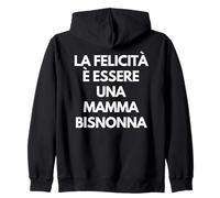 La felicità è Essere una Mamma bisnonna Italian Grandma Gift Sweat à Capuche