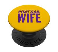 La Femme au Beau Cul de Quelqu'un Dit d'anniversaire drôle PopSockets PopGrip Adhésif