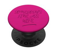 La Femme au Beau Cul de Quelqu'un Dit drôle : Milf Hot Momma PopSockets PopGrip Adhésif