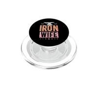 La Femme De Fer Métallurgie Monteur De Charpentes PopSockets PopGrip pour MagSafe