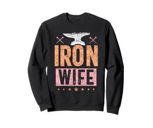 La Femme De Fer Métallurgie Monteur De Charpentes Sweatshirt