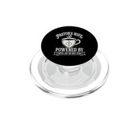 La Femme du Pasteur alimentée par Le café et Le Saint-Esprit PopSockets PopGrip pour MagSafe
